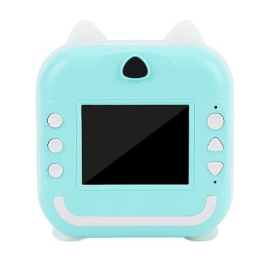 Imagem de Câmera de Vídeo Digital, Capacidade Máxima Expansível de 128 GB 1080p Câmera de Impressão Instantânea 800mAh Bateria 48MP para Fotografia (Verde)