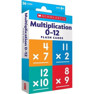 Imagem de Multiplication 0-12 - Scholastic Flash Cards