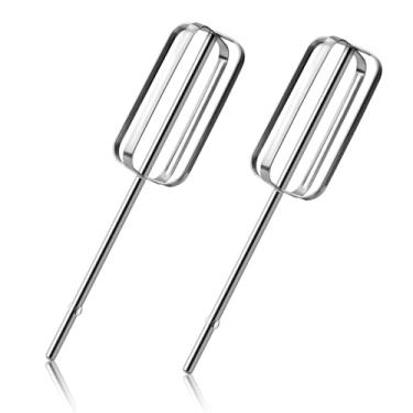 Imagem de 2 peças de acessórios de batedeira manual, batedores de batedeira, acessórios para Kitchenaid peças de reposição de aço inoxidável para Hamilton Beach 62682RZ 62692 62695V 64699 Mixer (para KitchenAid
