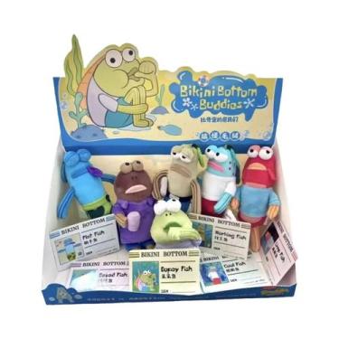 Imagem de Engraçado Bikini Bottom Buddies Blind Box Bonecas De Desenho Animado O