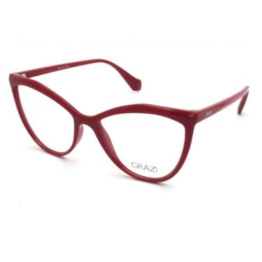 Imagem de Armação Óculos De Grau Feminino Grazi Massafera Gz3078 I441 54
