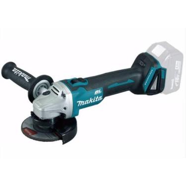 Imagem de Esmerilhadeira Angular 125Mm Motor Brushless Makita Dga504Z, Azul, Biv