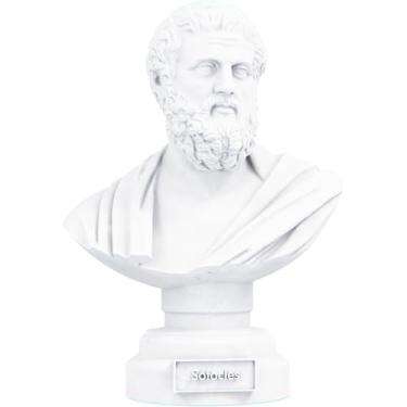 Imagem de Estátua Busto Sófocles - Dramaturgo Grego (Cor Mármore)