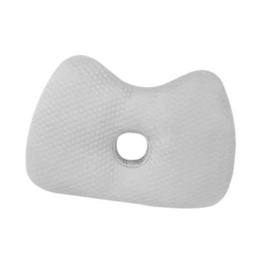 Imagem de IEUDNS Travesseiro para piercing de orelha para dormir de lado, tipo donut, portátil, lavável, para casa, leve e respirável, protetor de ouvido para quarto