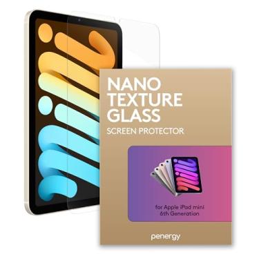 Imagem de PENERGY Protetor de tela de vidro Nano Texture | iPad mini 7 (2024), iPad mini 6 (2021) | Sensação autêntica de papel (para Apple Pencil), toque suave nos dedos, antirreflexo, resistente a arranhões