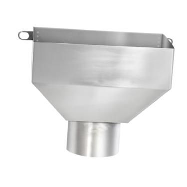 Imagem de Bothyi Adaptador de calha de drenagem, coletor de água de telhado, portátil, versátil para acessórios de tubo de drenagem, conector de calha residencial, para Tubo de 89 Mm