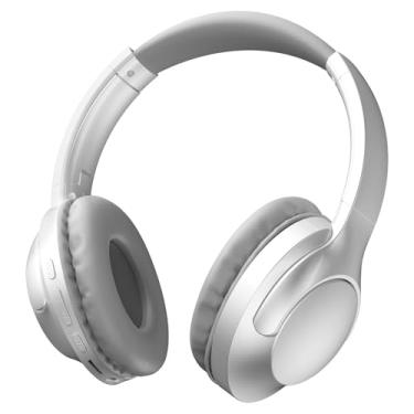Imagem de Fone de Ouvido Bluetooth 5.2 Sem Fio Headset, Cancelamento de Ruído 6.0, 10h Bateria, Conforto Premium Design Dobrável Headphone Over-Ear, Conexão Estável, Prata Cinza
