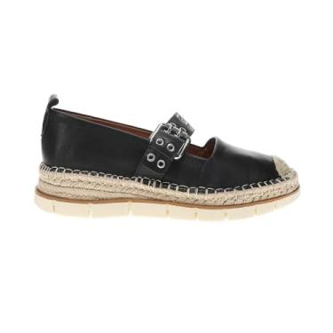 Imagem de MIA Sapatilhas femininas Valri Espadrille Mary Jane Casual - Preto, Preto, 38