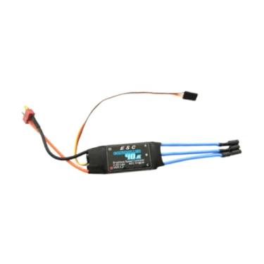 Imagem de YIJU Rc helicóptero sem escova esc drone controlador de motor sem escova fornecimento peça de reposição do motor sem escova para quadcopter brinquedo avião, 40a Banana T