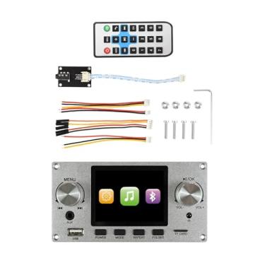Imagem de Módulo de placa decodificadora de reprodutor de áudio, tela colorida IPS de 2,8 polegadas, compatível com cartão TF Bluetooth, decodificação U-Disk para telefones MP3