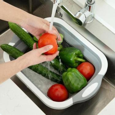 Imagem de Bacia Retrátil Multiuso De Silicone - Prática E Compacta - Top Rio