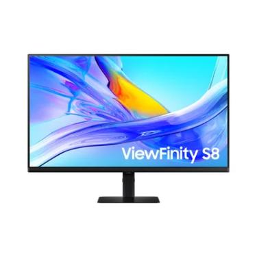 Imagem de Monitor Samsung Viewfinity S8 32, 4k, Usb-c (90w), Usb Hub, Display Port, HDMI, Has Preto