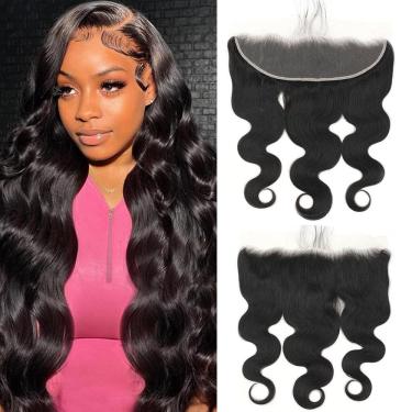 Imagem de Fecho frontal de renda Lizourey Body Wave 18 cm HD transparente
