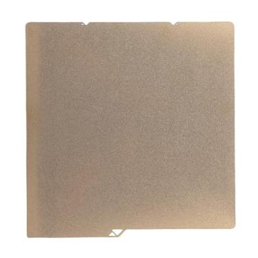 Imagem de WALFRONT Placa de Construção de Placa de Construção Flexível para Kobra 3/s1c 3D Pei Folha de Pei Com Mola de Textura de Aço Magnético de Aço Dourado