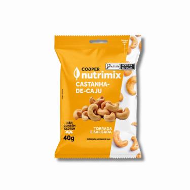 Imagem de Castanha de Caju Torrada e Salgada Cooper Nutrimix 40g