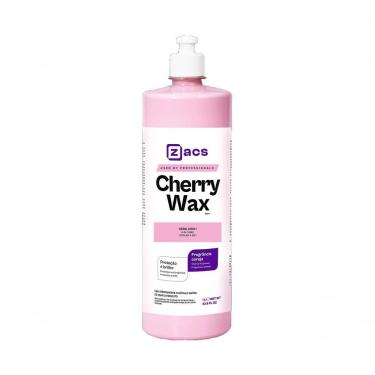 Imagem de Cherry Wax 4 Em 1 Zacs 1l Cera Brilho Protecao Tira Riscos