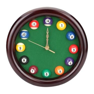 Imagem de BLWOTMOR Relógio de Parede de Bilhar E Bola de Sinuca, Decoração de Parede para Bar, Salão de Sinuca E Jogo de Sinuca