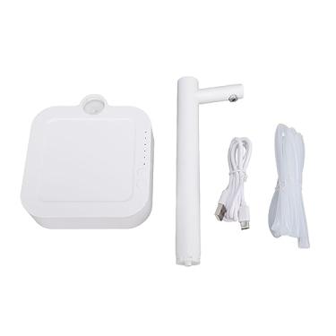 Imagem de Water Dispenser Countertop Electric Water Dispenser Desktop Dispensador de água potável Bancada com 7 Stage Quantitative Water Pump Portátil Branco para Home Office Camping ABS