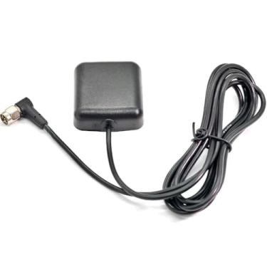 Imagem de Antena de navegação GPS ativa à prova d'água para veículos com conector SMA macho para unidade de cabeça de rádio estéreo de carro, módulo de sistema de navegação GPS, caminhão, barco marítimo