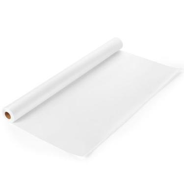 Imagem de Rolo de papel vegetal Prudiut 60 cm x 68 m branco para costurar e dese