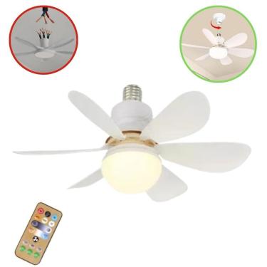 Imagem de Ventilador De Teto 3 Velocidades Potente Com Controle 60W