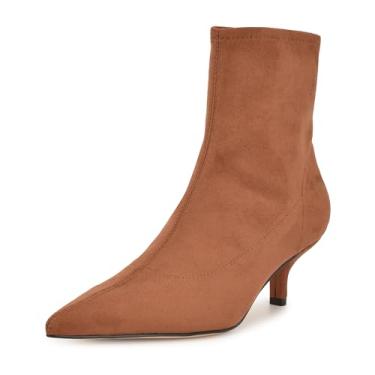 Imagem de Nine West Bota feminina Tabbie no tornozelo, Médio Natural 101, 41