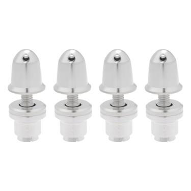 Imagem de Briny River 4Pcs 2.3mm RC Airplane Spinners Propeller Shaft Clamping Aluminum Alloy