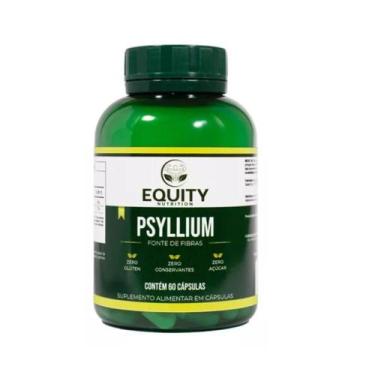 Imagem de Psyllium 450mg 60cp Fonte Fibras Intestinal Equity Nutrition, Sem sabo