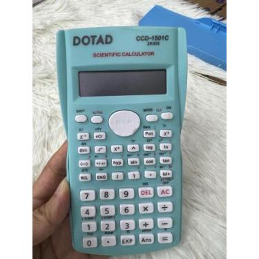 Imagem de Calculadora Científica 10 Dígitos 2 Linhas 240 Funções Portátil Com Ca