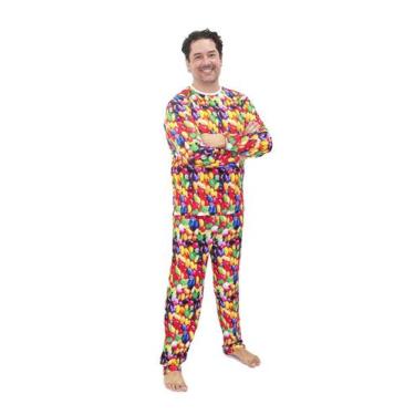 Imagem de Pijama Masculino Longo Divertido Jujubas - Alegria de Montar, M