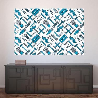 Imagem de Painel Adesivo de Parede - Barbearia - Barber Shop - 1393pnp - Allodi