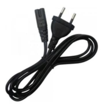 Imagem de Cabo de alimentação tipo 8 de 1,8 m para impressoras, computadores e m