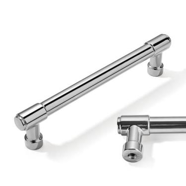 Imagem de O gabinete puxa os centros de orifícios de 76 mm, cromo polido CABDM, 