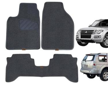 Imagem de Conjunto de Tapete Emborrachado para Pajero Sport 2010 a 2018 Personalizado Proteção do Capacho e Assoalho Linha Premium