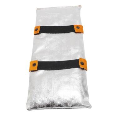 Imagem de Garosa Soldagem Backing Revestido Com Alumínio Almofada de Mão Com Couro PU de Dupla Camada para Caldeira Industrial de Corte de Fundição de Metal