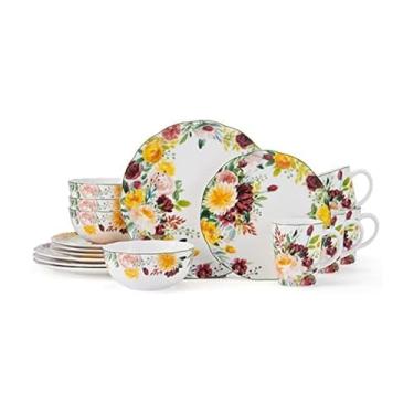 Imagem de Mikasa Conjunto de louça Clara resistente a lascas com 16 peças, serviço para 4