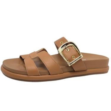 Imagem de Birken Papete Feminina Tira Em H Fivela Vizzano Original (Marrom, BR, Adulto, Numérico, 34)