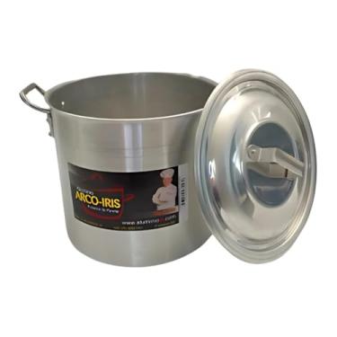 Imagem de CALDEIRAO HOTEL EXTRA Nº40 - CALDEIRÃO EM ALUMINIO COM TAMPA