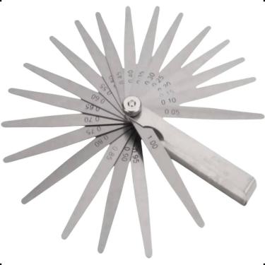 Imagem de 2X Calibre De Folga Regulagem Válvula 20 Lâminas Cabeçote Ca