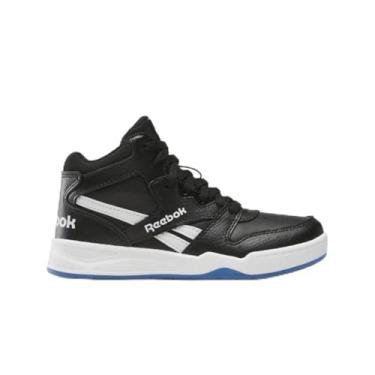 Imagem de Tênis de quadra pré-escolar - Reebok BB4500, preto/branco/gelo, 36