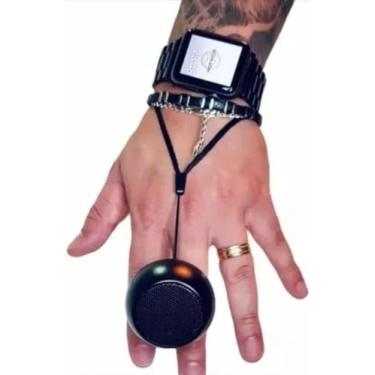 Imagem de Mini Caixa de Som Bluetooth Metal Amplificada Mini Speaker 3w (Preto)