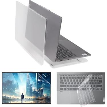 Imagem de uconsmimo Conjunto de capas de laptop para 2025 IdeaPad Pro 5 Gen 10, 35.6 cm, resistente a arranhões e quedas, capa protetora transparente fosca + capa de teclado + película de tela