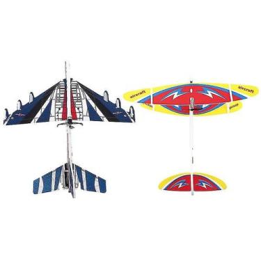 Imagem de 2pcs usb carregado avião modelo brinquedo avião elétrico brinquedo ki 