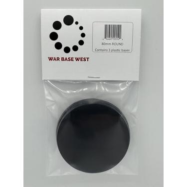 Imagem de Lot of 3 80mm Round Bases for Warhammer 40k & AoS GW Leviathan & Kavalos