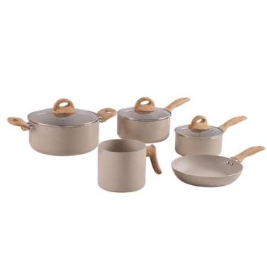 Imagem de Jogo de Panelas Brinox Antiaderente Ceramic Life 5 Peças Smart Plus co