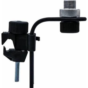Imagem de Clamp ask fixador de microfone preto b10 em aço