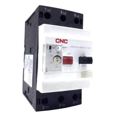 Imagem de Disjuntor Motor YCP5-80-ME20 14-20A Proteção Curto-Circuito