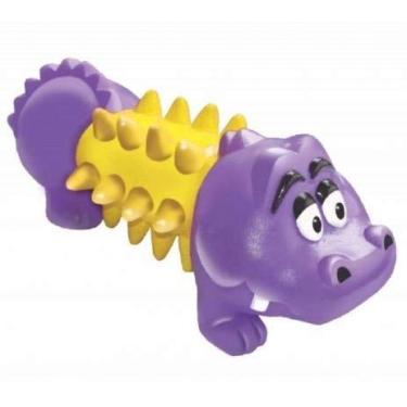 Imagem de Brinquedo Cães Jacaré Croc, Amarelo/Roxo, Líder