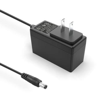 Imagem de Fonte de alimentação de pedal de guitarra DC 9V cabo de alimentação para pedais de guitarra, teclado pedalboard, 9 volts 0,5 A 500 mA adaptador CA DC ponta de cabo de alimentação negativo - 1,6 m