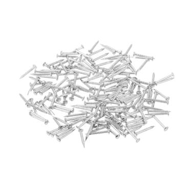 Imagem de [Conjunto de 200 peças] Pequenos pregos de madeira para projetos de artesanato DIY, conserto de gaveta antiga, pregos para pendurar fotos, acessórios decorativos de mini caixas (1 × 10 mm/0,3